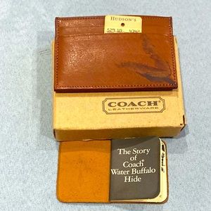 Coach card holder